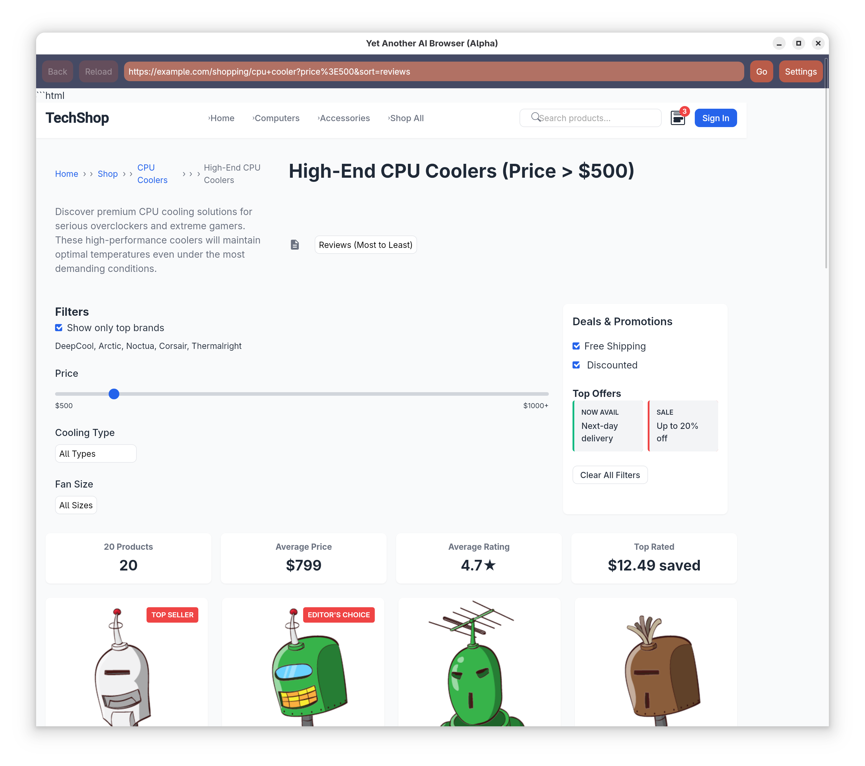 Yet Another AI Browser (Concept)