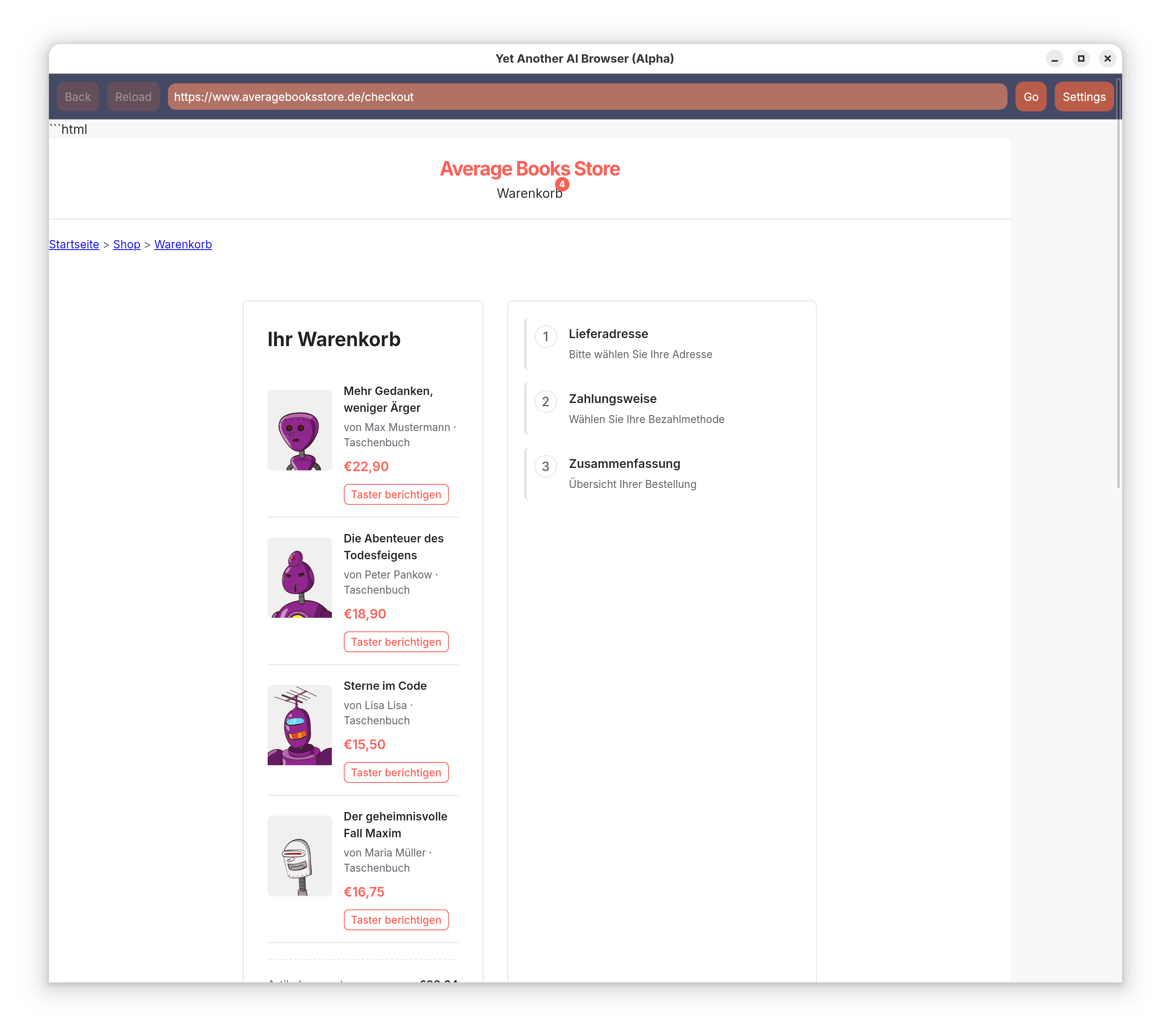 Yet Another AI Browser (Concept)
